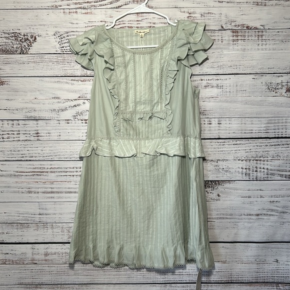 For Love & Lemons Starry Eyed Mini Dress in Sage Medium NEW NWT - Picture 5 of 17
